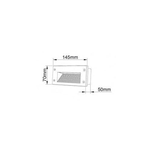 Bb Link led svetiljka JM-041 zidna ugradna bela 3W 3000K IP54 Slike