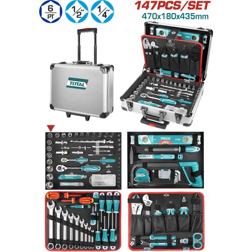 TOTAL TOOLS set ručnog alata 147-dijelni /  INDUSTRIAL (THKTHP21476) Cijene