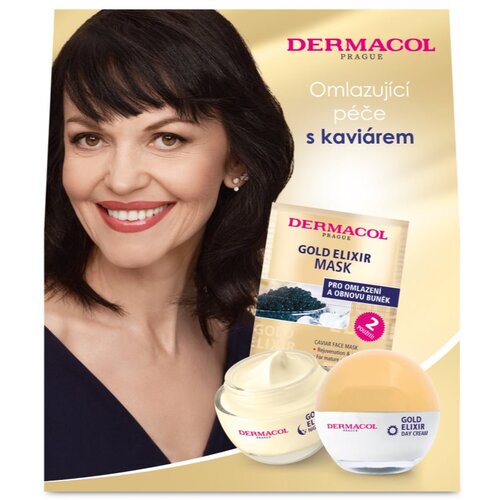 Dermacol Gold Elixir poklon set (za zrelu kožu lica) Slike