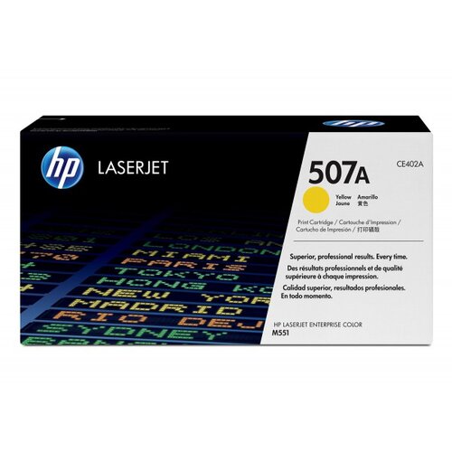 HP toner HP CE402A Yellow / 507A / Original Cene