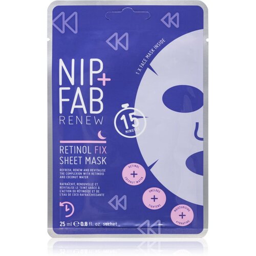 NIP+FAB Retinol Fix Sheet maska za noć 1 kom Cijene