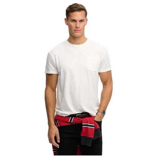 Superdry bela muška majica Cene