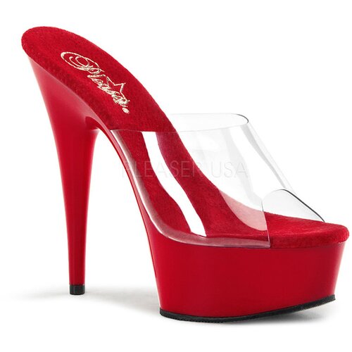 Pleaser USA Pleaser Delight-601 Clear/Red 36 Cijene