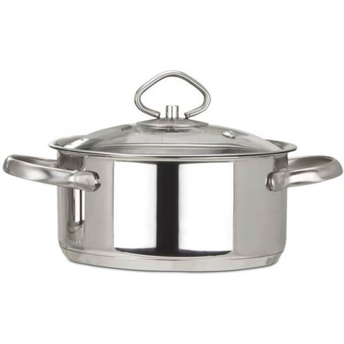 Eva kozica s pokrovom Madeira, 16 cm, 1,5 L, indukcija, inox Slike