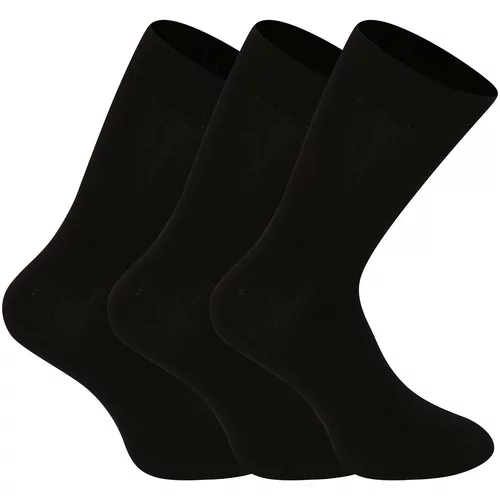 Nedeto 3PACK socks tall bamboo black (3NDTP001)
