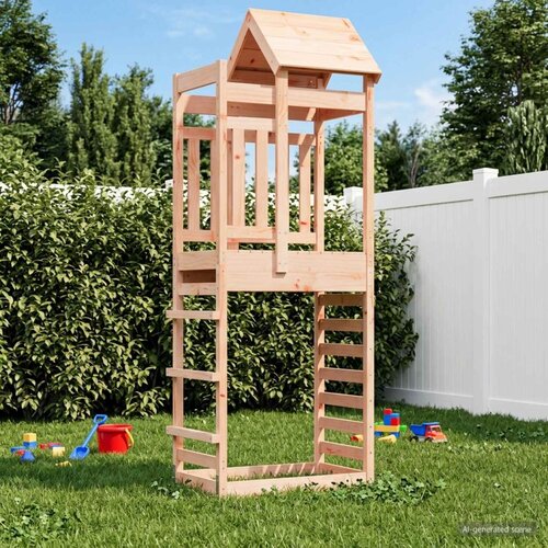  Igraći Toranj Smeđa 52 5 x 85 x 238 cm Solidno Douglas Drvo - Masivno drvo duglazije Slike