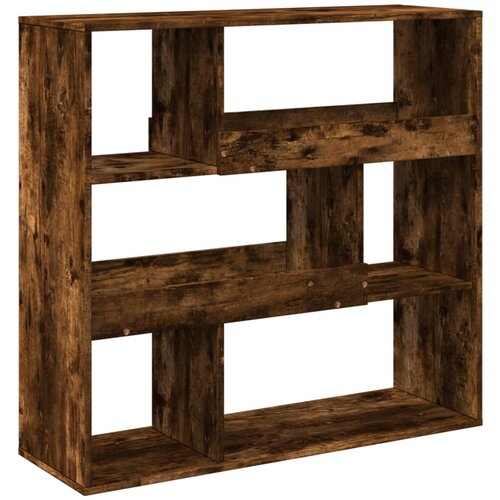 vidaXL Knjižna omara/pregrada dimljeni hrast 100x33x94,5 cm Cene