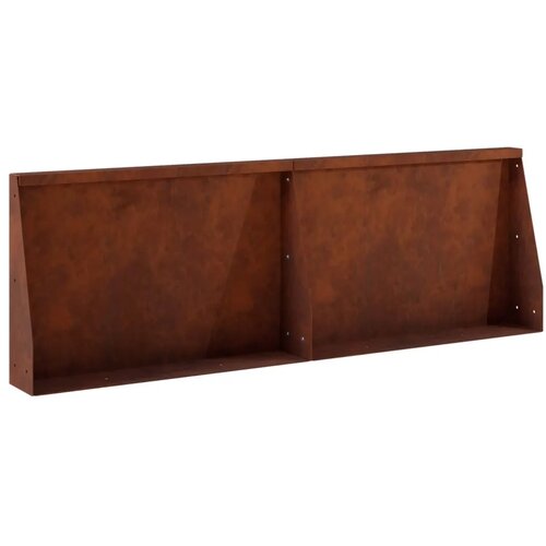  Zid za zadržavanje 2 kom. 60 x 12 x 40 cm Otporni čelik Rđa - Otporni čelik 60 x 12 x 40 cm 2 x Ravno Cijene
