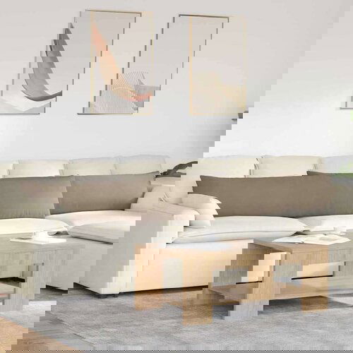 vidaXL Blazine za kavč 2 pcs Taupe 200 x 40 cm blago Cene