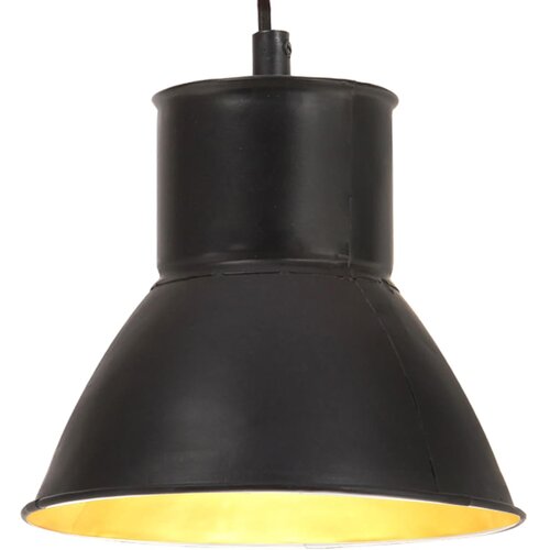 VidaXL Viseća svjetiljka 25 W crna okrugla 17 cm E27 Slike