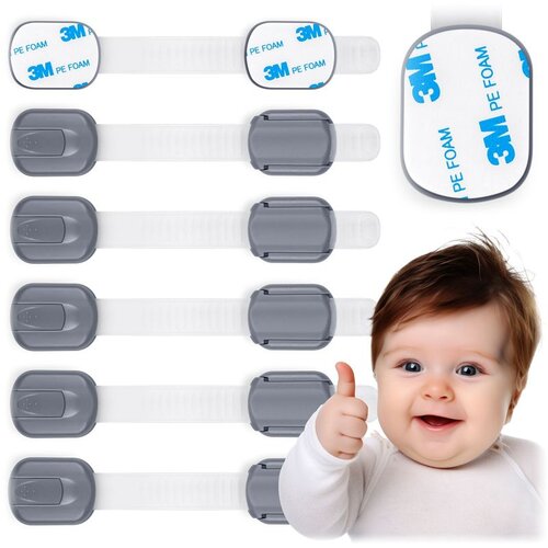 Ricokids 798101 za&scaron;tita za otvaranje ormarića 6 kom sive Cijene