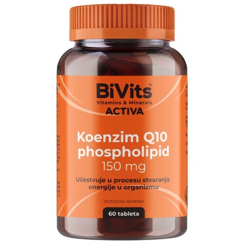 ABELA BiVits ACTIVA Koenzim Q10 phospholipid 150 mg,, 60 tableta Cene