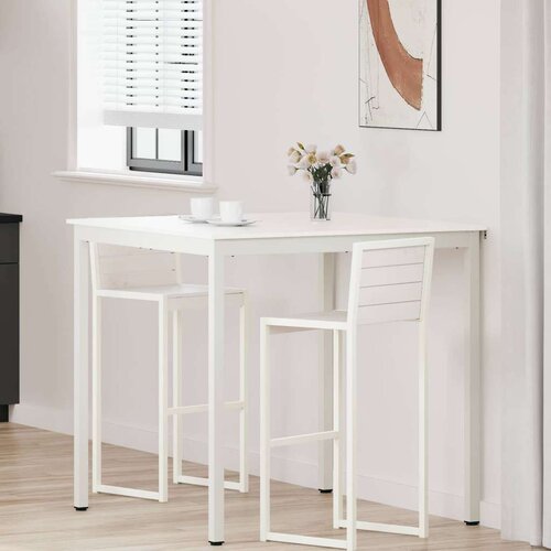  Stol za bar Bijelo 110 x 55 x 105 cm Čvrsto borovo drvo Cene