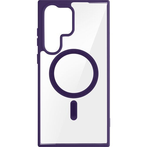 AVIZAR Ovitek MagSafe za Samsung S23 Ultra Hard Back Contour temno vijolicen, (20544117) Cene