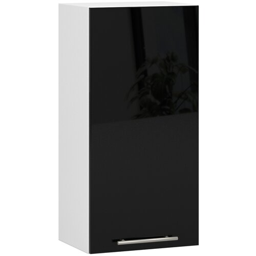 AKORD VISIČNI KUHINJSKI KABINET OLIVIA W 40cm BELO-ČRN SIJAJ H720, (21713618) Cene