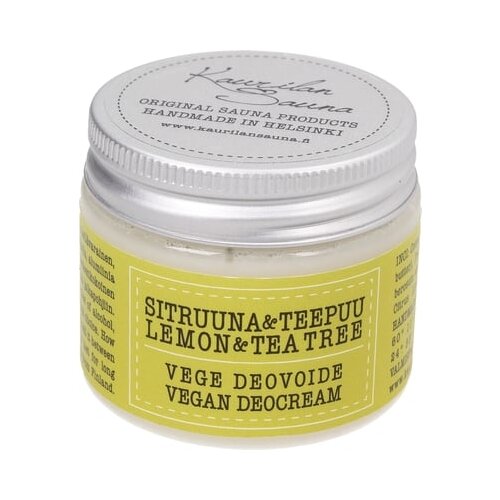 Kaurilan Sauna Veganski deodorant v obliki kreme - Lemon & Tea Tree Cene