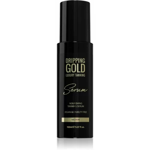 Dripping Gold Luxury Tanning Serum samoporjavitveni pripravek za telo in obraz odtenek Medium 150 ml