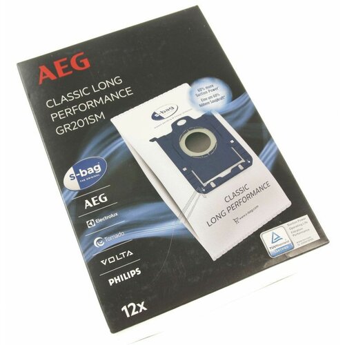 Aeg Gr201sm s-bags staubbeutel classic long performance 12 stück 1 mikrofilter (39701) Slike