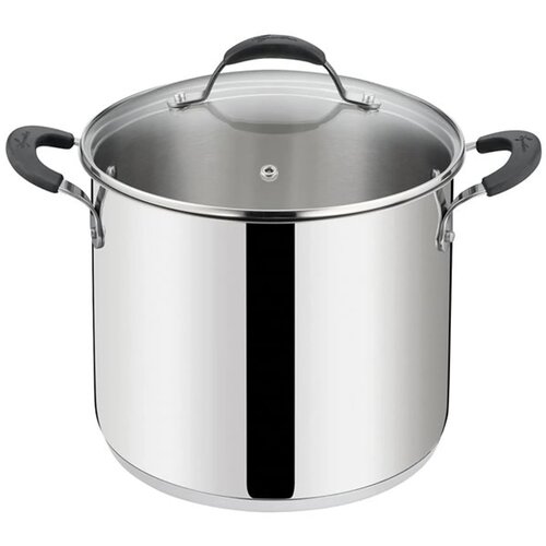 Lagostina Lonec s pokrovom New Tempra 24cm / 8,9l / dvojni ročaj / indukcija / inox 18/10, steklo, (20515221) Slike