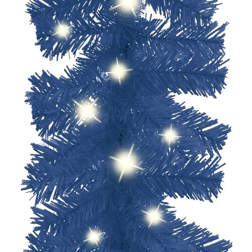VidaXL Božićna girlanda s LED svjetlima 5 m plava Slike