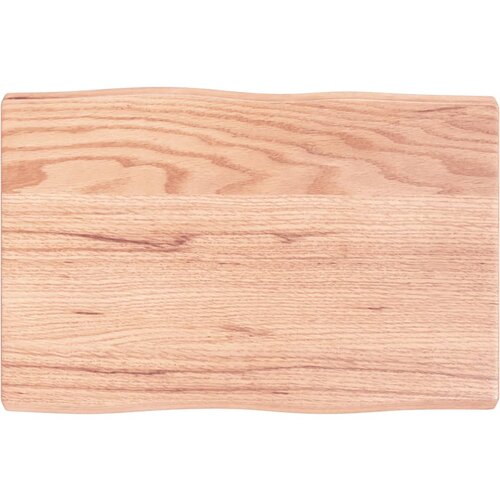 vidaXL Mizna plošča svetlo rjava 60x40x4 cm obdelana trdna hrastovina Cene