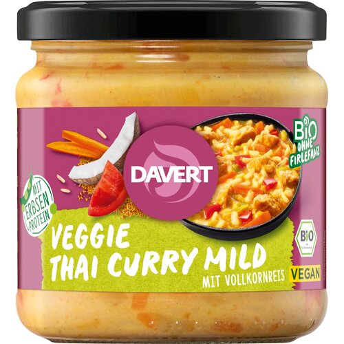 Davert Bio Veggie tajski curry, blag - 340 g Cene