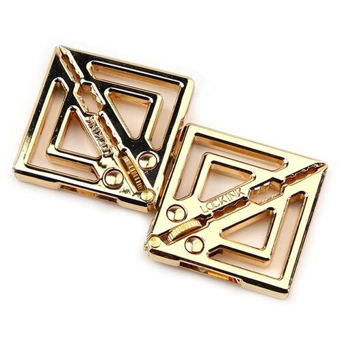 LOCKINK - Adjustable Nipple Clamps with Light Pendant - gold Slike