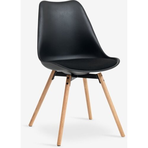  Trpezarijska stolica crna/hrast Cene