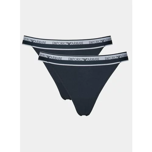 Emporio Armani Underwear Set 2 parov tangic 164522 4R227 00135 Mornarsko modra