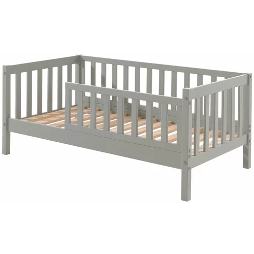 Vipack sivi dječji krevet Junior, 70 x 140 cm