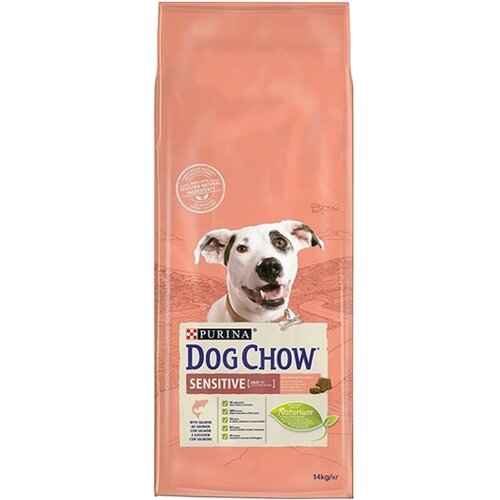 Dog Chow hrana za pse losos i pirinač adult all sensitive 14kg Slike