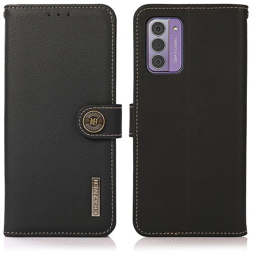 INORCO Stojalo za telefonsko torbico z blokiranjem RFID za Nokio G42, ovitek za telefon iz pravega kravjega usnja za za&amp;scaron;čito pred padci, (22033342) Slike
