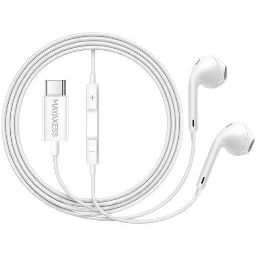Oem Mayaxess, Žične USB-C slu&scaron;alke z vgrajenim mikrofonom za Pixel 6a, Bela, (5000299368) Cene