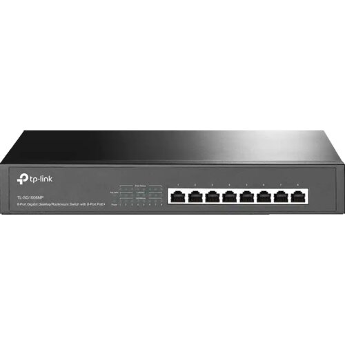 Tp-link TL-SG1008MP Unmanaged Gigabit Ethernet (10/100/1000) Power over Ethernet (PoE) 1U Black Cijene