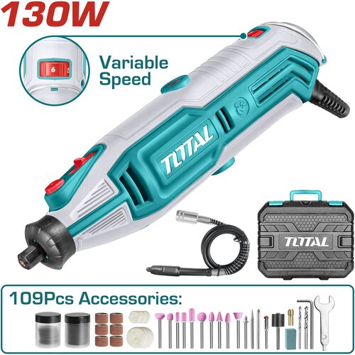 TOTAL TOOLS ravna brusilica 130W, 35000rpm (TG513326E) Cijene