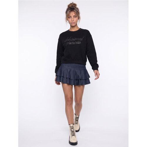 Sinsay Crewneck dukserica od pamuka s dekorativnom aplikacijom Cene
