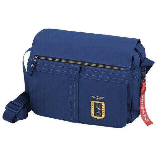 Aeronautica Militare Naramna torba AM347BL Modra Cene