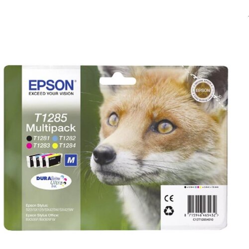 Epson T1285 Quad Pack 4 barvna kartu&amp;scaron;a s črnilom - C13T12854020, (21734979) Slike