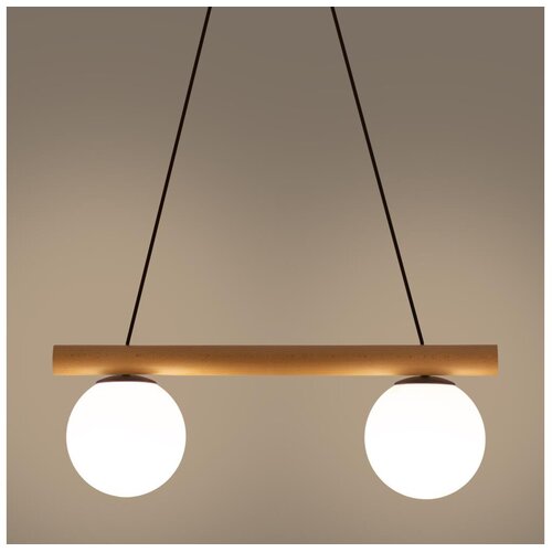  Luster na kablu WOODSTOCK 2xE27/15W/230V drvo/crna Cene