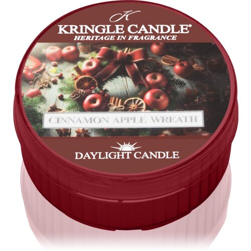 Kringle Candle Cinnamon Apple Wreath čajna svijeća 42 g Slike