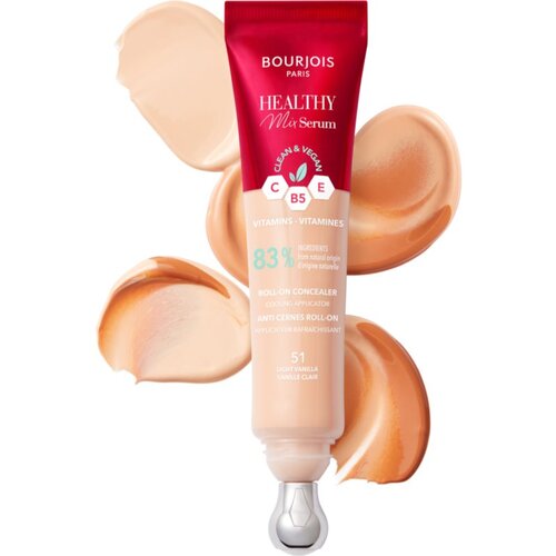 Bourjois Healthy Mix Serum Clean & Vegan Roll-on Concealer korektor z učinkom seruma za okoli oči 13 ml Odtenek 58 caramel Cene