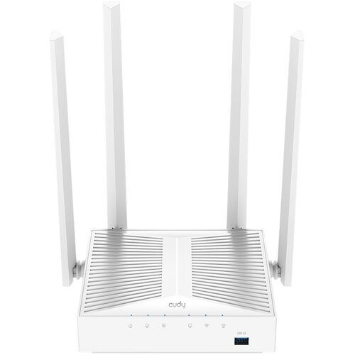 Cudy Router WR1300S 1.0, AC1200, 4-portni G-LAN, Wi-Fi 5, 300 MBPS/867 MBPS, bijeli Cijene