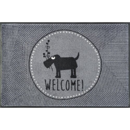 wash+dry PREDPRAŽNIK Herr Just-Welcome ! 50/75 cm potiskano siva Cene