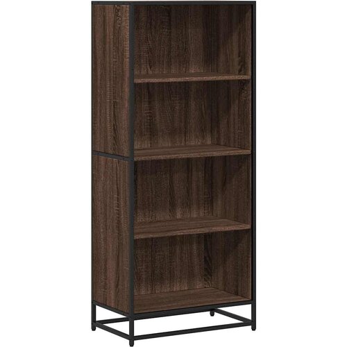 Maison Chic Knjižna omara - Knjižni regal rjavi hrast 60x35x139 cm inženirski les, (21724518) Slike