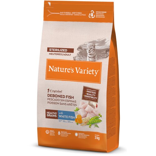 Nature’s Variety Healthy Grains Sterilized bijela riba - 2 x 3 kg Cijene