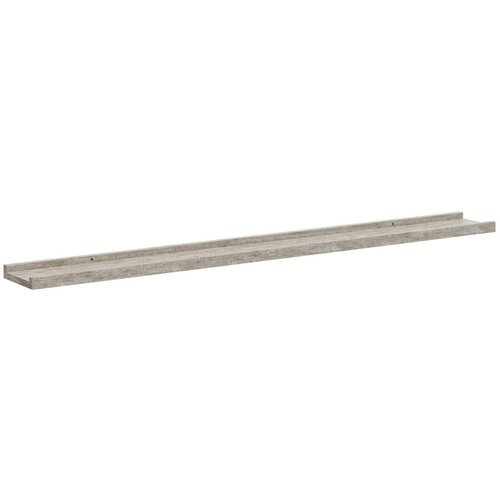  Zidne police 4 kom siva boja betona 100 x 9 x 3 cm Slike