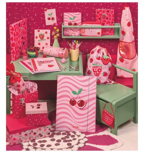  BOJANKA B5 16L PLUS NALJEPNICE FRUITY LOVE BRUNNEN 10-48124 522 Slike