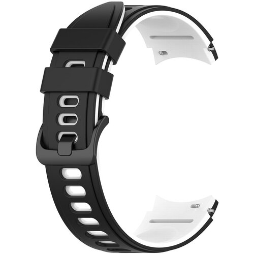 INF Silikonski pašček za uro Samsung Watch 4 Black&White, (22131803) Cene