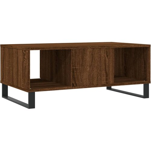  Stolić za kavu smeđa boja hrasta 90x50x36,5cm konstruirano drvo Slike