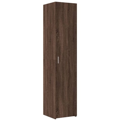 Maison Chic Visoka omara - Komoda - Predalnik rjavi hrast 40x42,5x185 cm inženirski les, (21721101) Slike